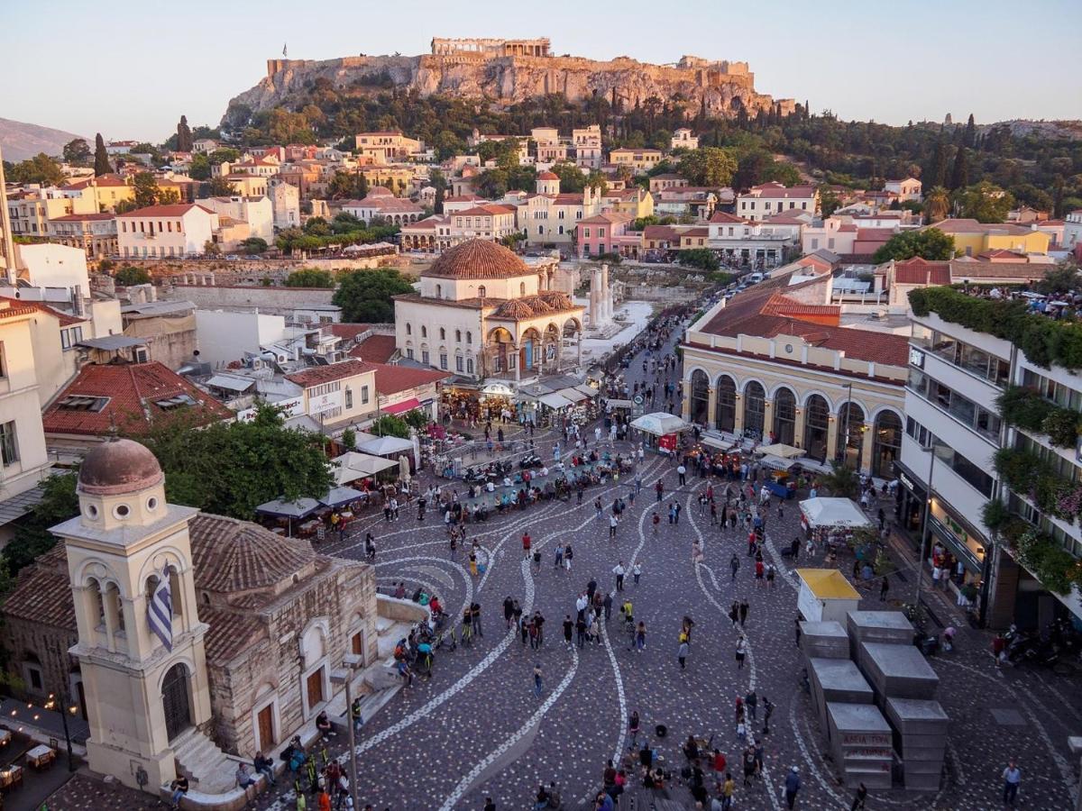 Compass Lofts Athens Apartman Kültér fotó
